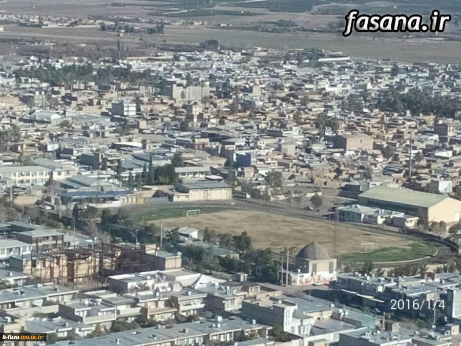 نمایی زیبا بر فراز شهرستان فسا 2