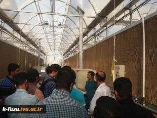 بازدید از گلخانه حضرت فاطمه الزهرا (س) 8
