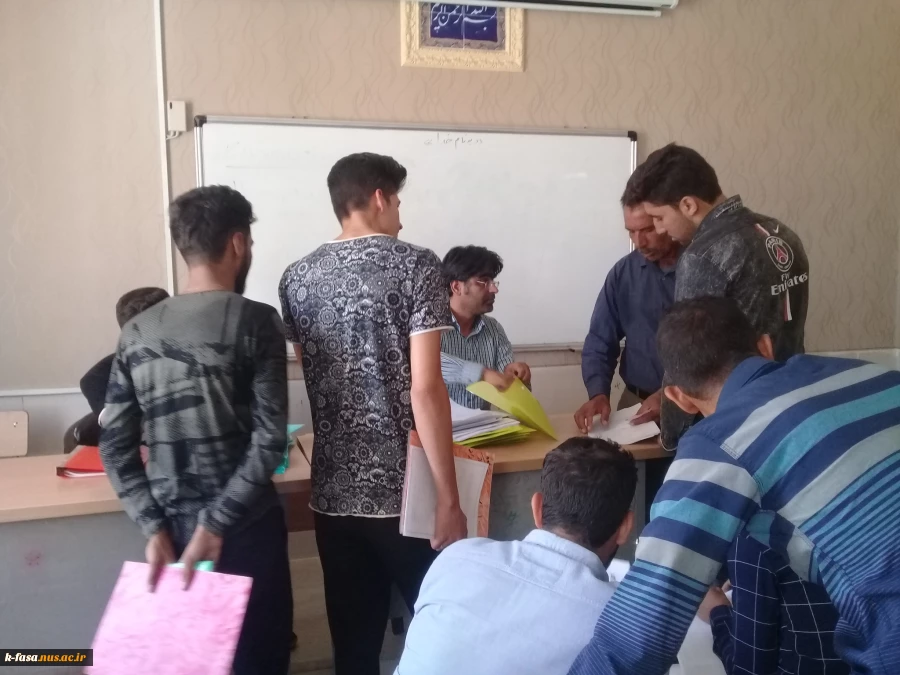 گزارش تصویری از ثبت نام دانشجویان جدید الورود در آموزشکده فنی و کشاورزی فسا 5