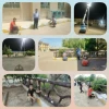 رنگ آمیزی ، تنظیف محیط خوابگاهی  و آماده سازی برج نوری به کمک سلولهای خورشیدی در دانشگاه ملی مهارت فارس-مرکز فسا 2