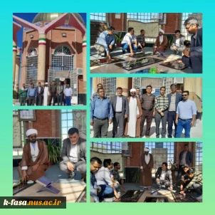 حضور معنوی کارکنان دانشگاه ملی مهارت- آموزشکده فسا در یادمان شهدای گمنام به مناسبت هفته دفاع مقدس
